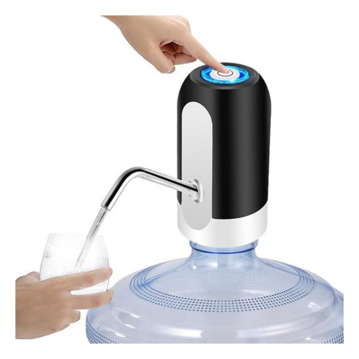 DISPENSER AUTOMÁTICO RECARGABLE USB PARA BIDONES DE AGUA